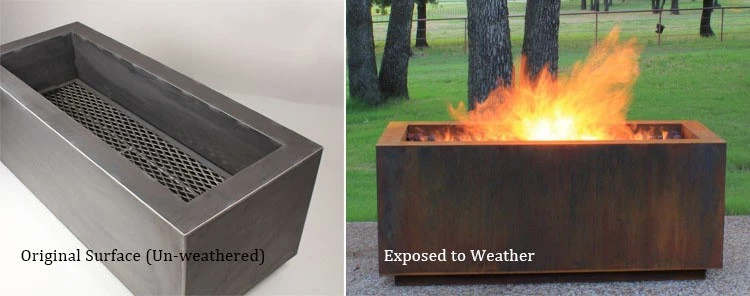 Corten Steel Fire Pit GN-FP-306 Corten Steel Fire Pit GN-FP-306