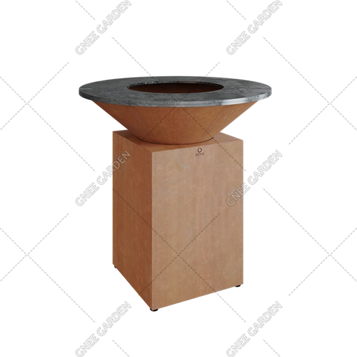 Tehtaan tukkumyynti Corten Steel Bbq-grillit retkeilyyn ja nuotioon