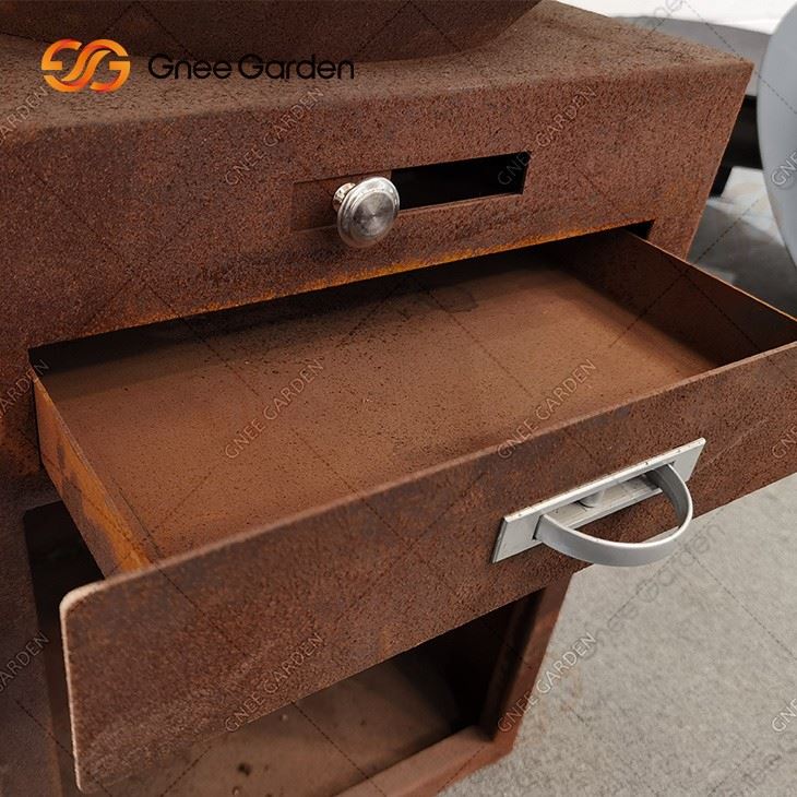Hot Product Trends Corten Steel Bbq Fire Bowl For Outdoor Home Garden