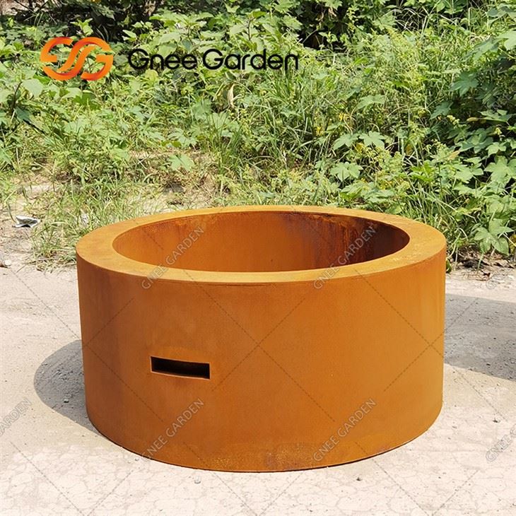 Outdoor Fire Bowl Corten teräs BBQ Grill Fire Pit