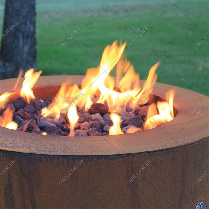 Wholesale High Quality Large Tall Corten Steel Fire Pit