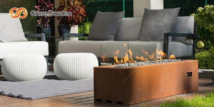 Corten Steel outdoor smokeless fire pit Corten Steel outdoor smokeless fire pit