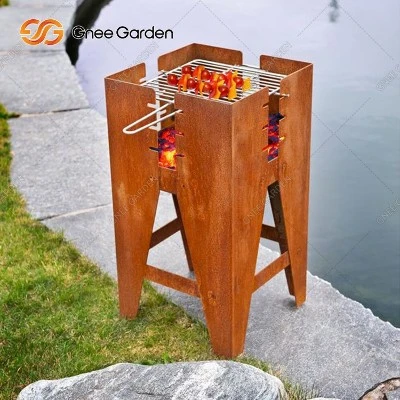 Corten Steel garden barbecue Corten Steel garden barbecue